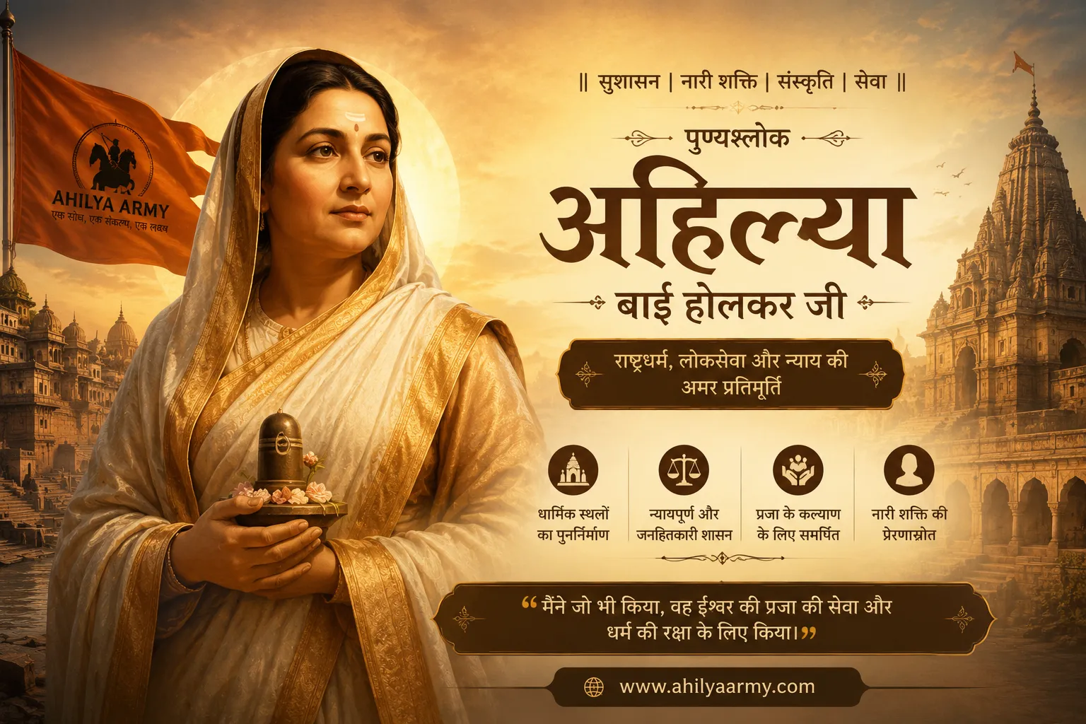 Ahilya Bai Holkar image 8 - Ahilya Army Bharat Ekta Mission